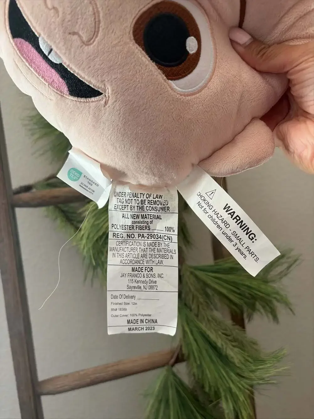 CoComelon JJ Face Cushion Pillow Plush Made for Jay Franco & Sons